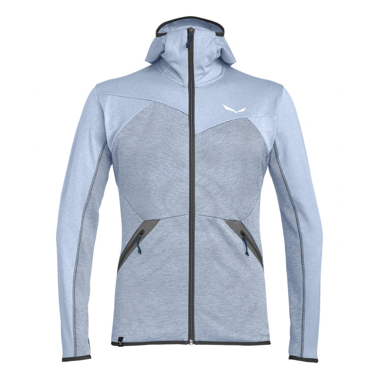 Jaqueta Salewa Puez Melange Polarlite Hooded Homem Cinzentas 839RNGODK